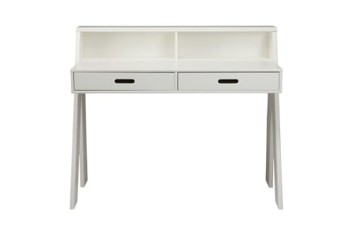 Meubles Bureaux et meubles secrétaires | Bureau en bois fsc blanc - JL20579