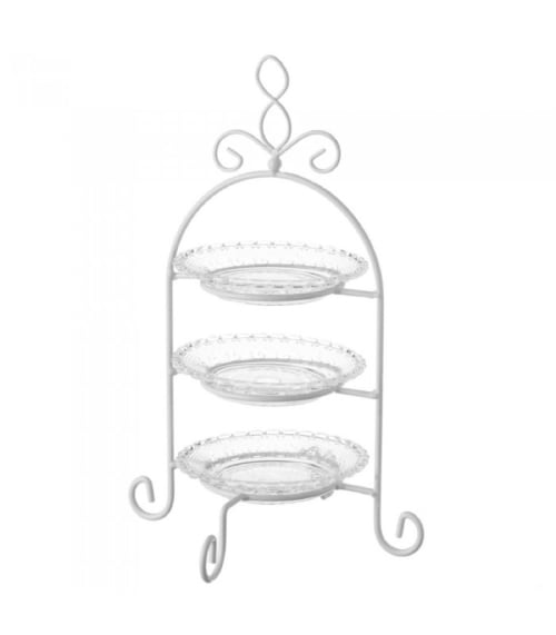 Plat De Presentation Fruits Ou Gateaux En Verre H32 5cm Maisons Du Monde