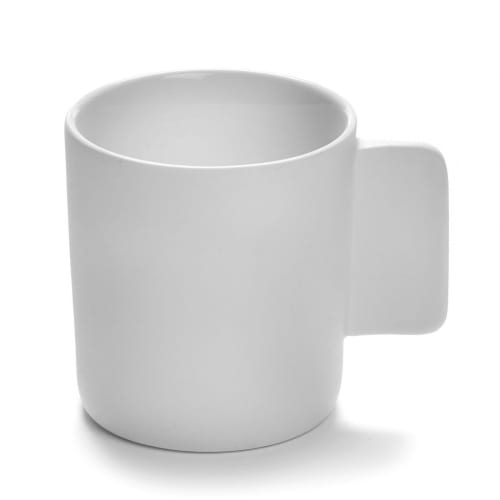 Art de la table Bols, tasses et mugs | Mug en porcelaine blanche D7,8cm - UQ77474