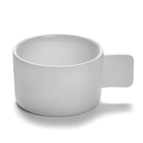 Art de la table Bols, tasses et mugs | Tasse à expresso en porcelaine blanche D9cm - UX86132