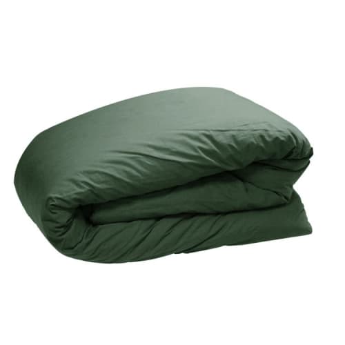 housse de couette verte