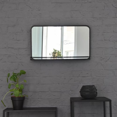 Déco Miroirs | Miroir horizontal en métal -0x 35 cm - DI73785