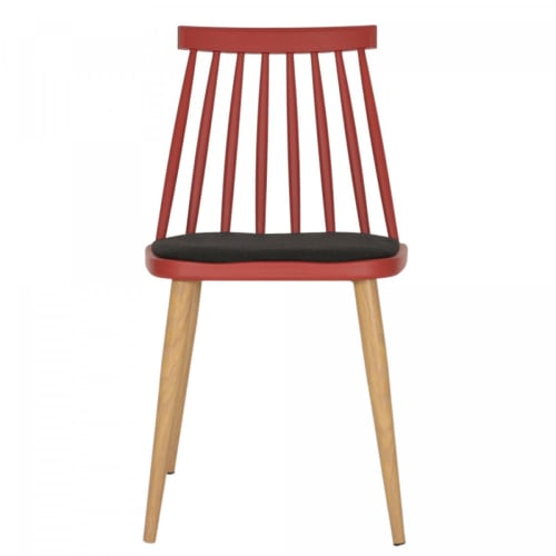 Meubles Chaises | Chaise design nordique rouge - LF46516
