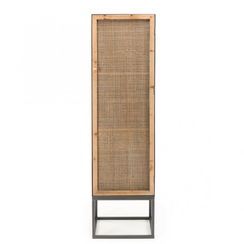 Armoire métal 1 porte cannage DORIANE Maisons du Monde