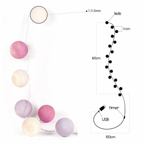 Guirlande Veilleuse Bebe 16 Led Josephine Maisons Du Monde