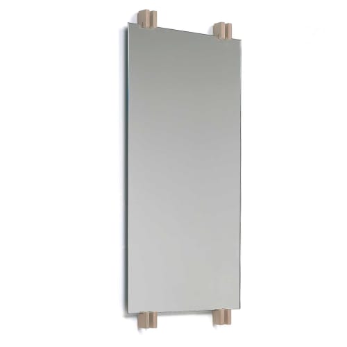 Déco Miroirs | Miroir rectangulaire en chêne 110x50 - ZE60174