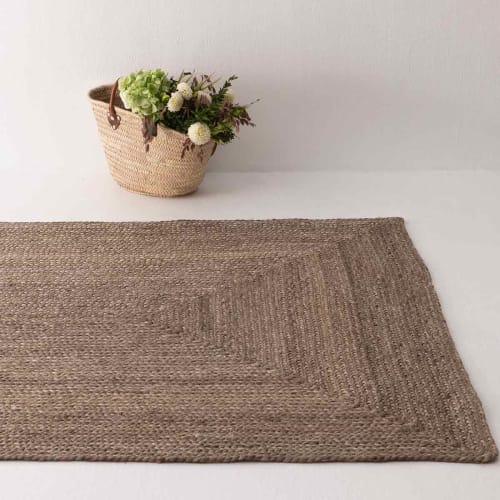 Tapis jute naturel rectangulaire beige - 200 x 300 MOKA | Maisons du Monde