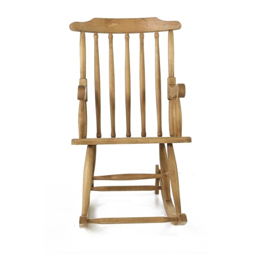 Canapés et fauteuils Fauteuils | Rocking chair pin massif ciré - HH28839