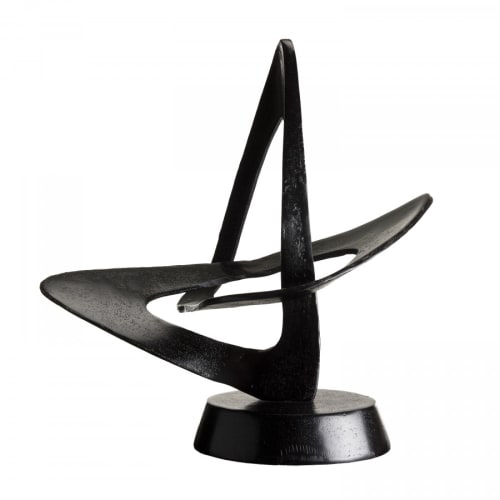 Déco Statuettes et figurines | D‚coration aluminium noir - MA10193