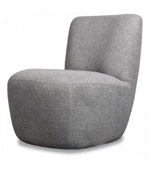 Canapés et fauteuils Fauteuils | Fauteuil compact en tissu gris - JQ91932