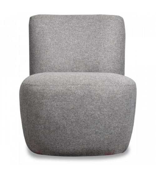 Canapés et fauteuils Fauteuils | Fauteuil compact en tissu gris - JQ91932