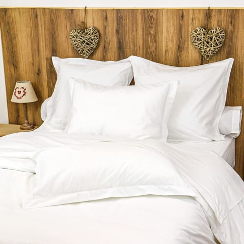 drap plat, drap-housse et taie d'oreiller STRATO Bedding Parure de lit 3 pièces en microfibre pour lit simple – Facile d'entretien bordeaux