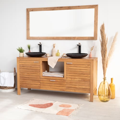 Tikamoon Mueble bajo lavabo en teca maciza Minimays 145 cm Minimalys