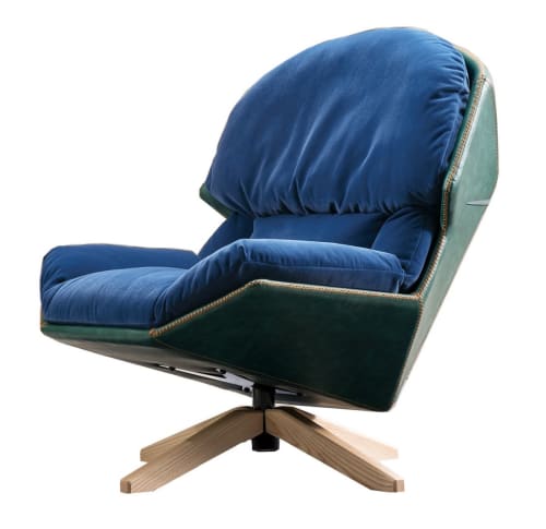Canapés et fauteuils Fauteuils | Fauteuil original bleu et vert - AI69745