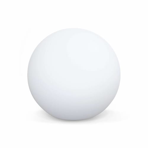 Boule led 50cm – sphère décorative lumineuse, D50cm, blanc chaud,