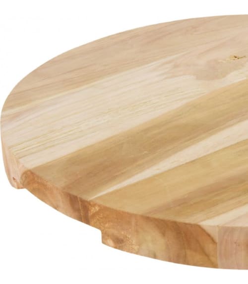 environ 55.88 cm Rond Circulaire en bois à découper Planche Découper Serving Pizza en bois massif 22 in