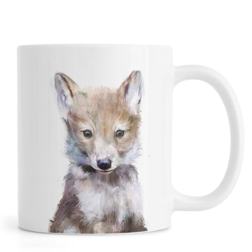 Art de la table Bols, tasses et mugs | Mug en céramique en Blanc & Marron - AA38227