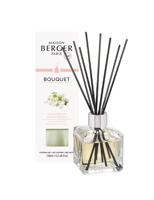 Déco Senteurs | Bouquet parfumé cube jasmin précieux - MQ98122