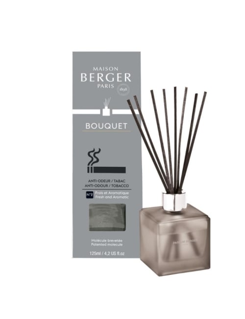 Déco Senteurs | Bouquet parfumé cube odeurs de tabac givré - CF56687