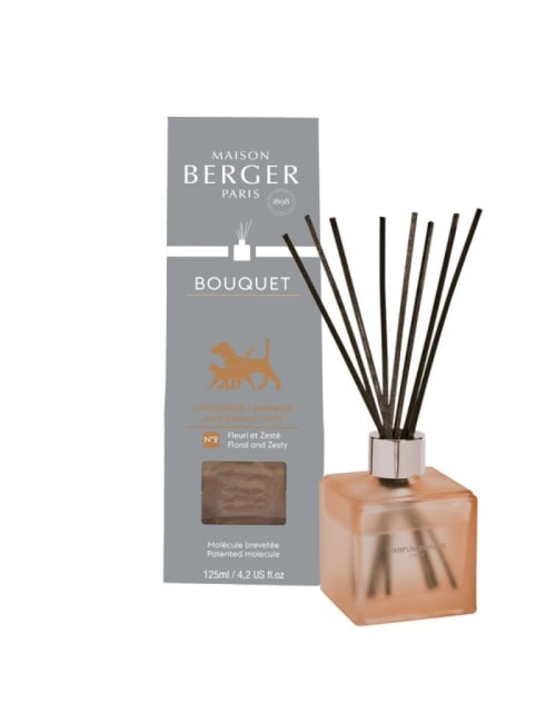 Déco Senteurs | Bouquet parfumé cube odeurs d'animaux givré - SY22570