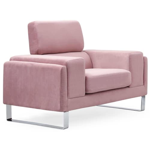 Canapés et fauteuils Fauteuils | Fauteuil  velours côtelé rose - BQ66281