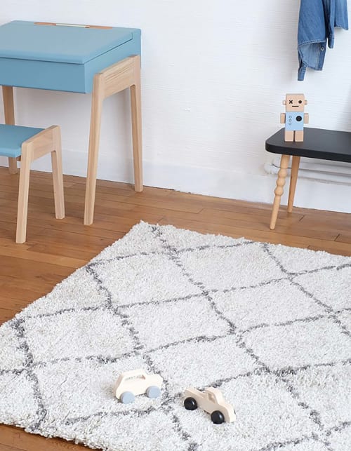 Tappeto Bambini Lavabile Gatto Marrone/Beige 120x170 Catnap