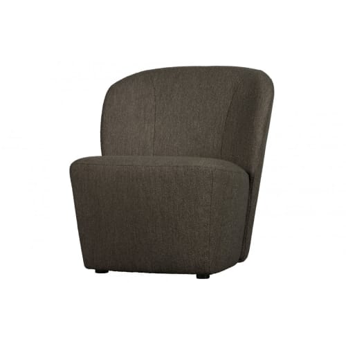 Canapés et fauteuils Fauteuils | Fauteuil relax en tissu bouclé marron - QH32187