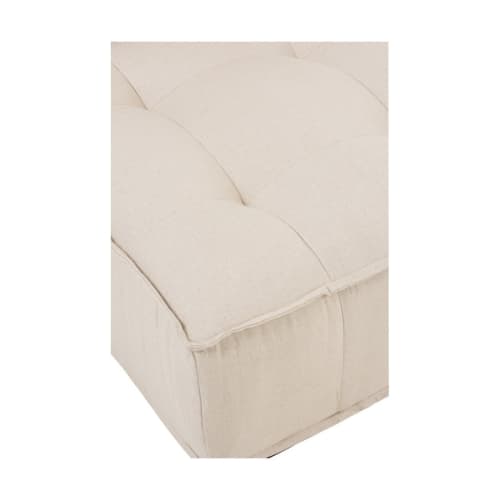 Canapés et fauteuils Fauteuils | Fauteuil pouf en lin style bohème - CG11879