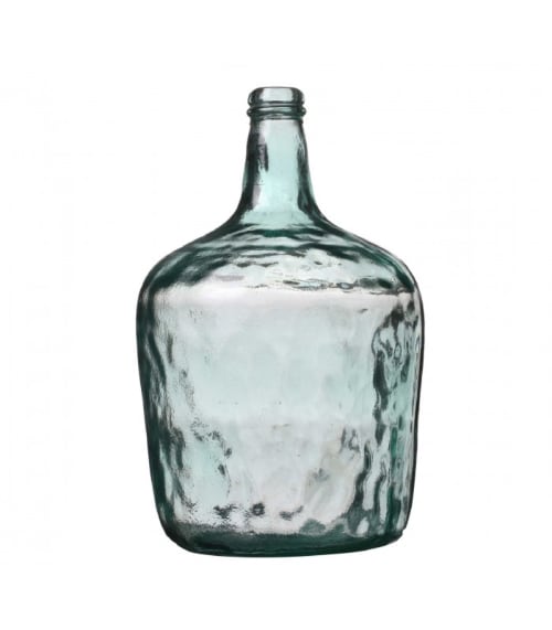 Vase décoratif en verre recyclé H40cm | Maisons du Monde