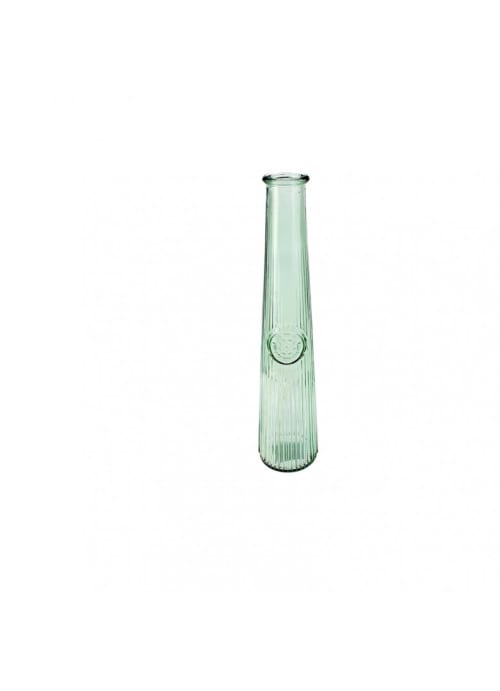 Déco Vases | Vase verre recyclé rétro strié H32cm - CZ38573