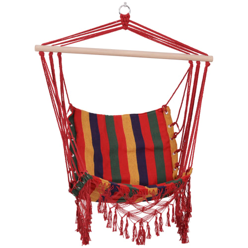 Jardin Fauteuils suspendus | Chaise suspendue hamac de voyage multicolore - RS46962