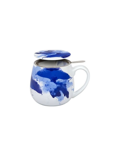 Art de la table Bols, tasses et mugs | Mug snuggle avec filtre et couvercle seeing blue 420ml - TW47203