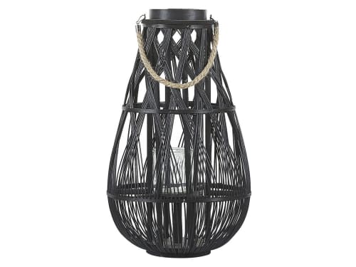 Déco Lanternes | Lanterne noire 56 cm - OF39854