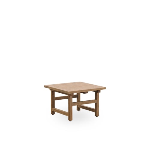 Meubles Tables basses | Table basse carrée en teck 60x60cm - XO44482