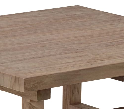 Meubles Tables basses | Table basse carrée en teck - DY36224