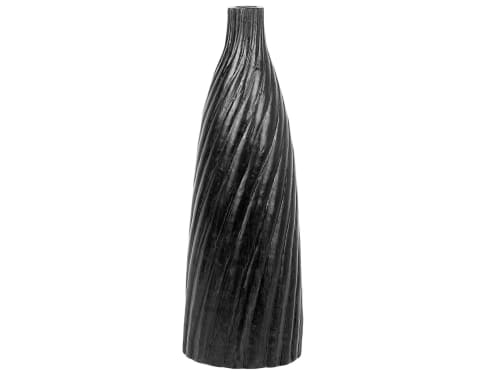 Déco Vases | Vase décoratif noir 45 cm - XJ28230