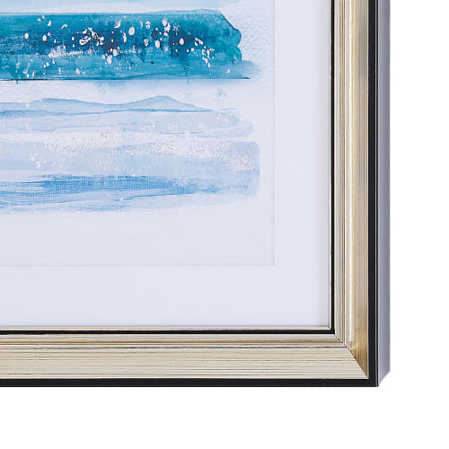 Déco Toiles et tableaux | Tableau décoratif bleu 30 x 40 cm - QT59555