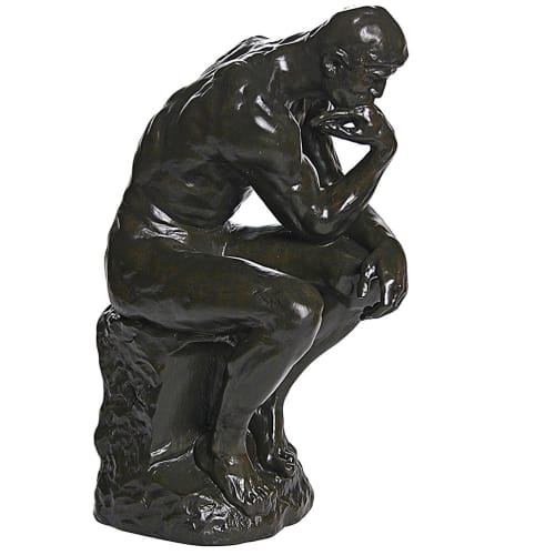Déco Statuettes et figurines | Figurine reproduction Le Penseur de Rodin H37cm - HE69900