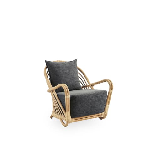 Canapés et fauteuils Fauteuils | Fauteuil lounge en rotin by A. Jacobsen - LY02857