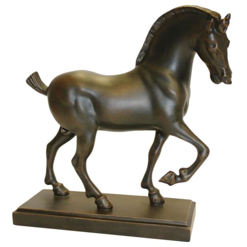 Déco Statuettes et figurines | Statuette en résine cheval de Léonard de Vinci - KV40652
