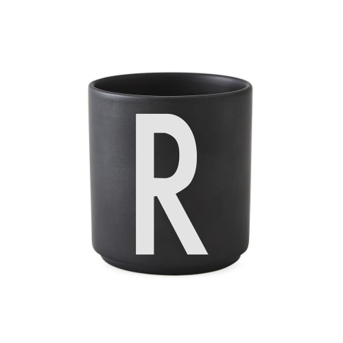 Art de la table Bols, tasses et mugs | Mug en Porcelaine Noir Personal A-Z - KC41955