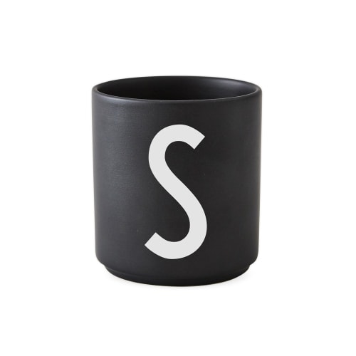 Art de la table Bols, tasses et mugs | Mug en Porcelaine Noir Personal A-Z - IY83924