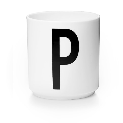 Art de la table Bols, tasses et mugs | Mug en Porcelaine Blanc Personal A-Z - VG89370