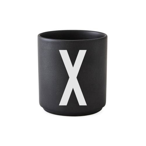 Art de la table Bols, tasses et mugs | Mug en Porcelaine Noir Personal A-Z - BR21116