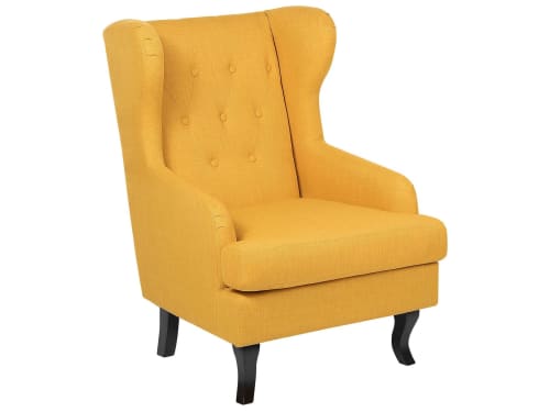 Canapés et fauteuils Fauteuils | Fauteuil bergère jaune - JA54051