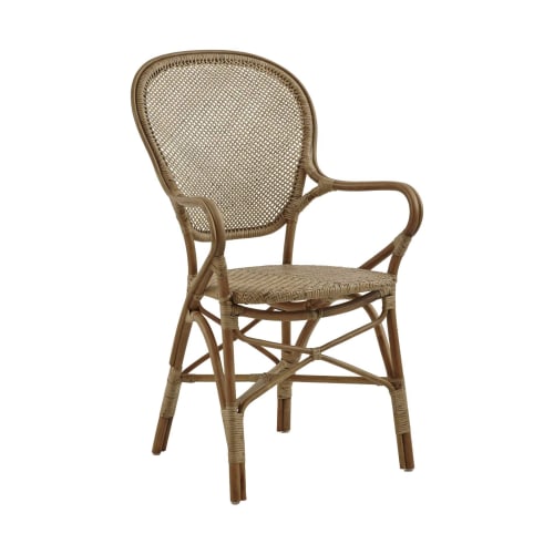 Canapés et fauteuils Fauteuils | Fauteuil repas empilable en rotin antique - YB84408
