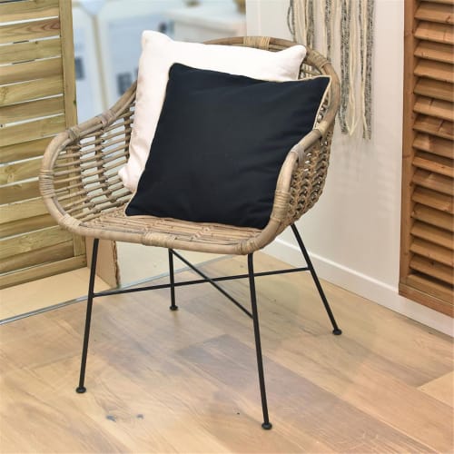 Canapés et fauteuils Fauteuils | Fauteuil en rotin  bois clair - JY50982
