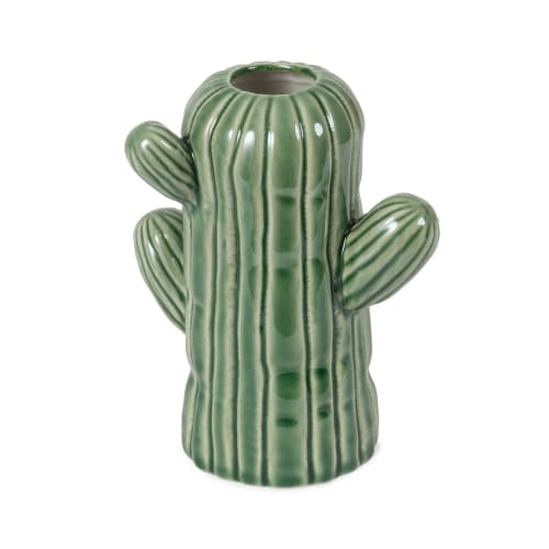 Déco Vases | Vase cactus en céramique H15,5cm - YW38153