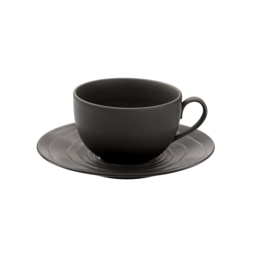 Tazza e piattino da caffè (x6) Arenaria Grigio | Maisons du Monde