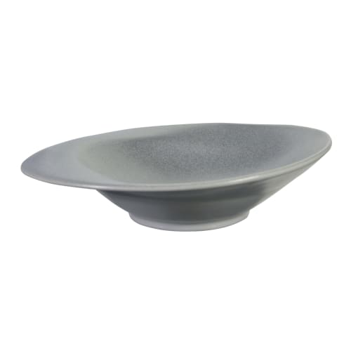 Art de la table Assiettes | Assiette creuse en porcelaine gris 20,5 cm - VC36823